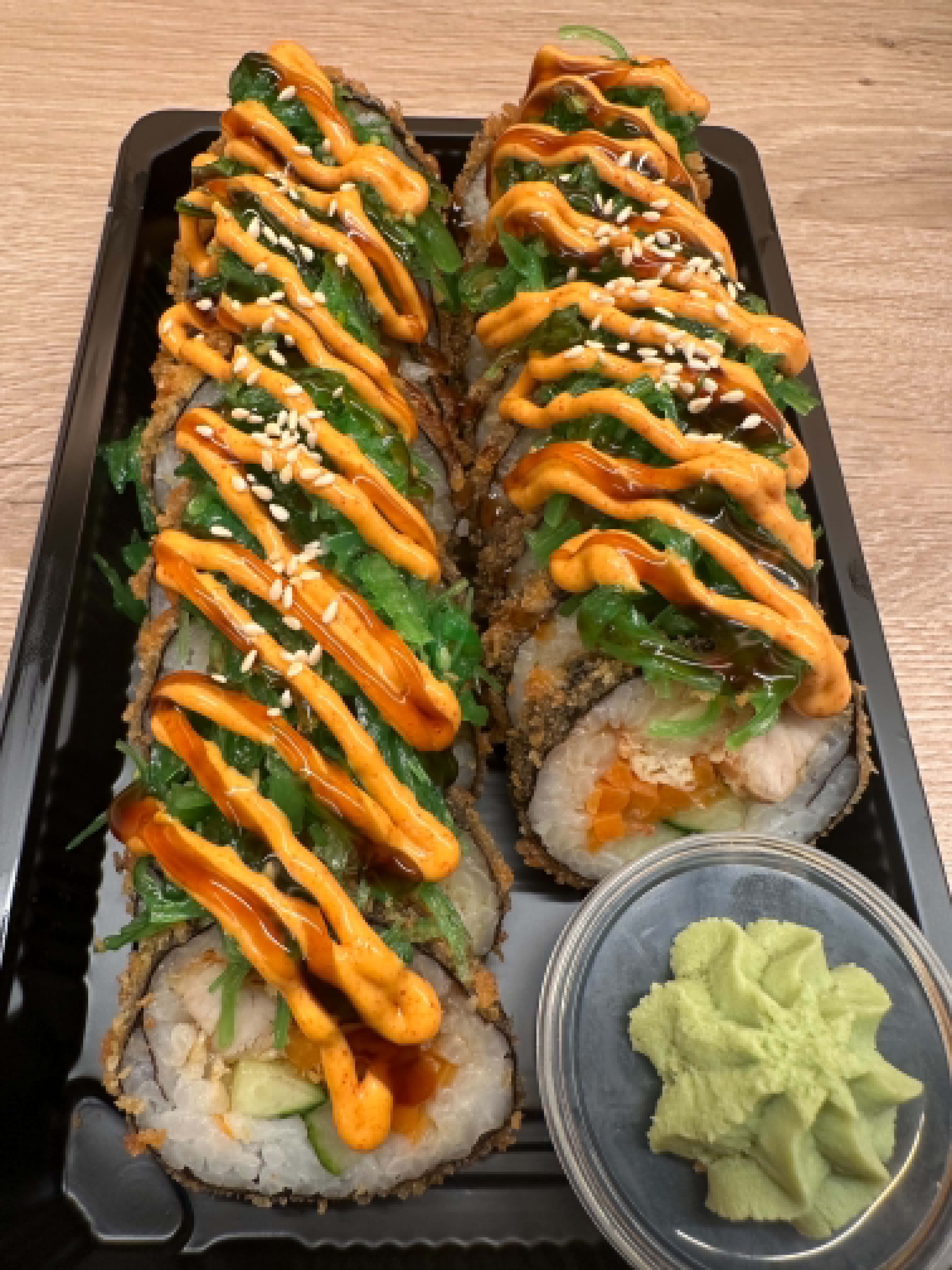 Maki med fritert kylling